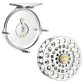 Amazon | 3-4wt クリックアンドパウ フライリール 直径75mm